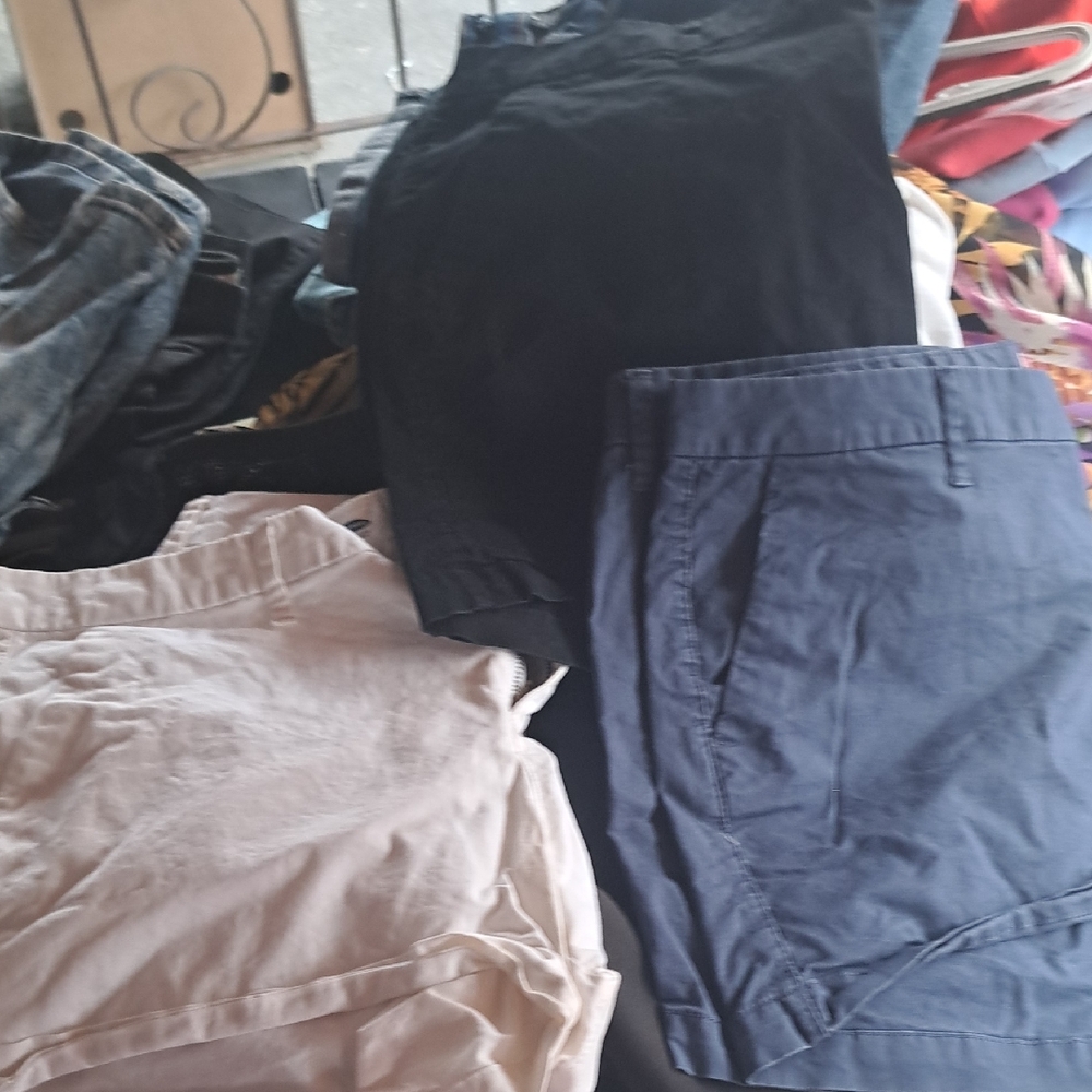 Old Navy Women's Shorts - Black, Blue, White